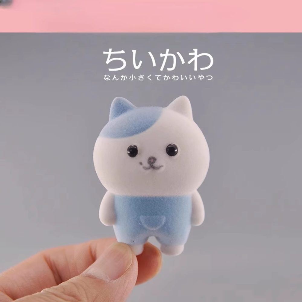 Hot Chiikawa Sylvanian Critters Flocked Mini Figure AUTHENTIC Usagi Hachiware - Picture 16 of 19