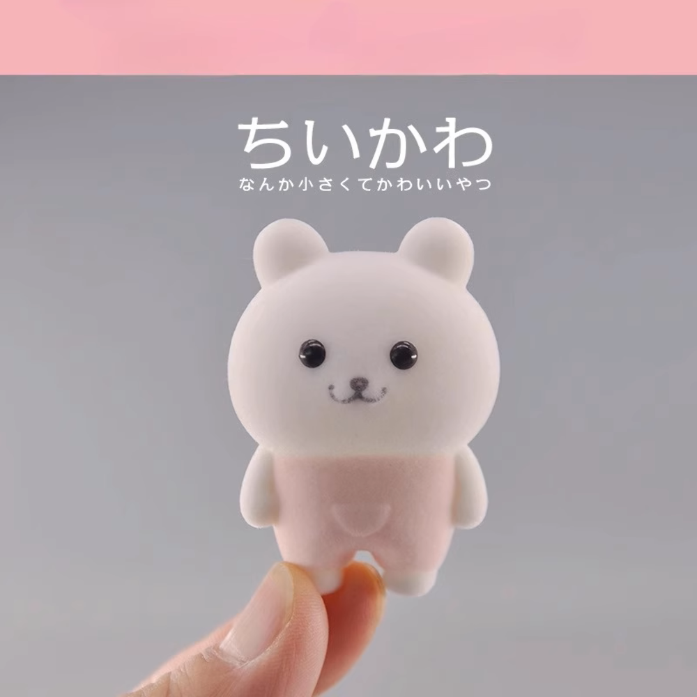 Hot Chiikawa Sylvanian Critters Flocked Mini Figure AUTHENTIC Usagi Hachiware - Picture 17 of 19