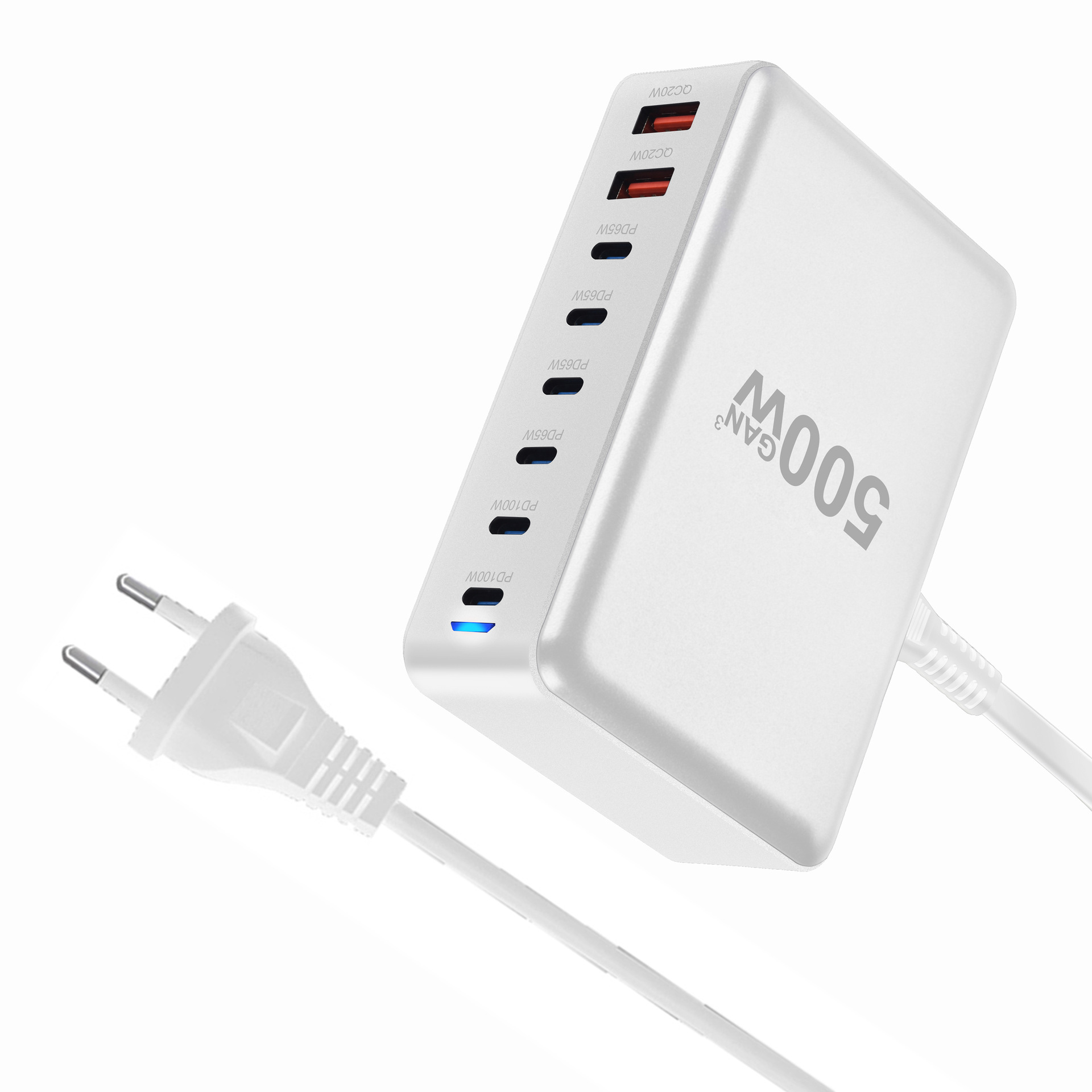 Chargeur GaN de Bureau 500W 8 Ports USB Type C PD Station de Charge Charge Charge Rapide - Photo 30 sur 32