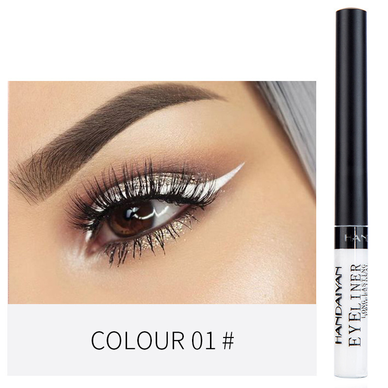42color matte colored eyeshadow eyeliner liquid Waterproof long-lasting eyeliner - Picture 25 of 54