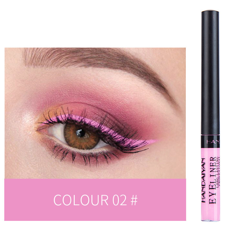 42color matte colored eyeshadow eyeliner liquid Waterproof long-lasting eyeliner - Picture 26 of 54