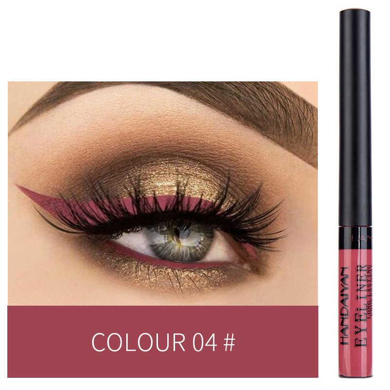42color matte colored eyeshadow eyeliner liquid Waterproof long-lasting eyeliner - Picture 28 of 54