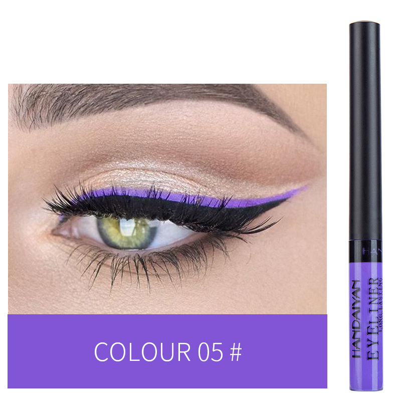 42color matte colored eyeshadow eyeliner liquid Waterproof long-lasting eyeliner - Picture 29 of 54