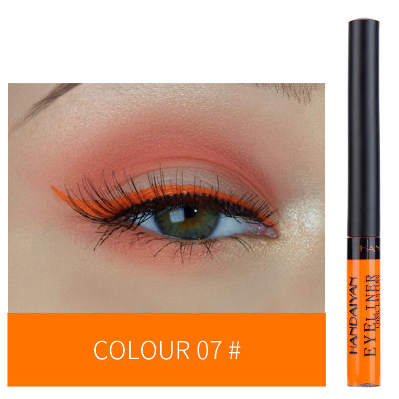 42color matte colored eyeshadow eyeliner liquid Waterproof long-lasting eyeliner - Picture 31 of 54