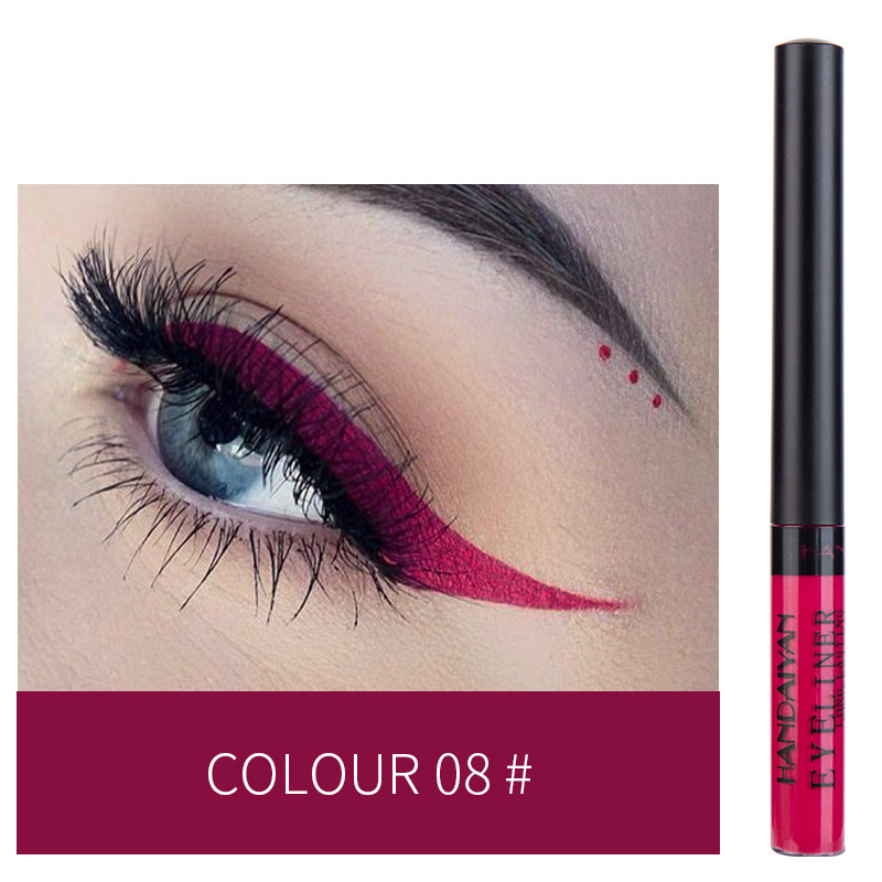 42color matte colored eyeshadow eyeliner liquid Waterproof long-lasting eyeliner - Picture 32 of 54