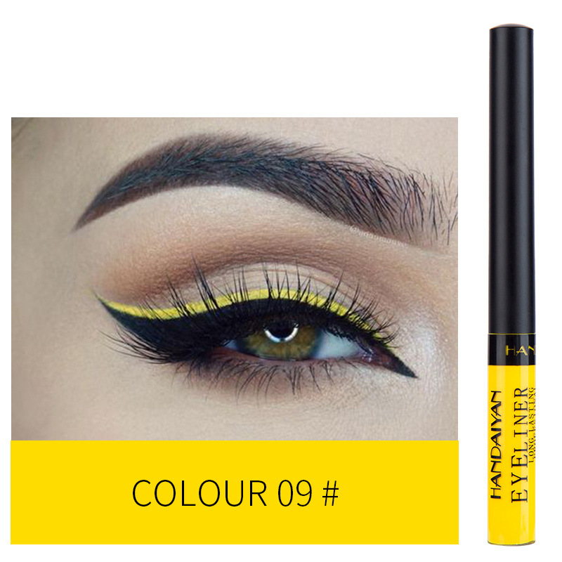 42color matte colored eyeshadow eyeliner liquid Waterproof long-lasting eyeliner - Picture 33 of 54