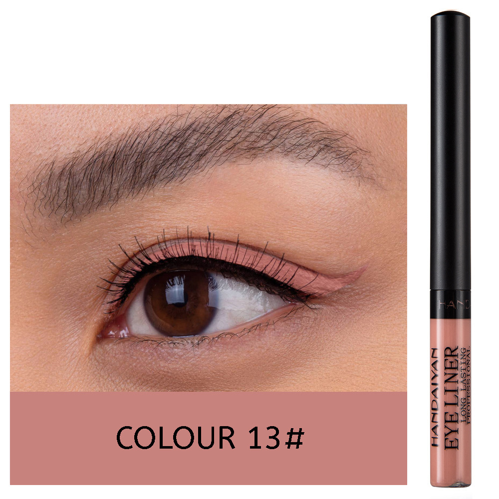 42color matte colored eyeshadow eyeliner liquid Waterproof long-lasting eyeliner - Picture 37 of 54
