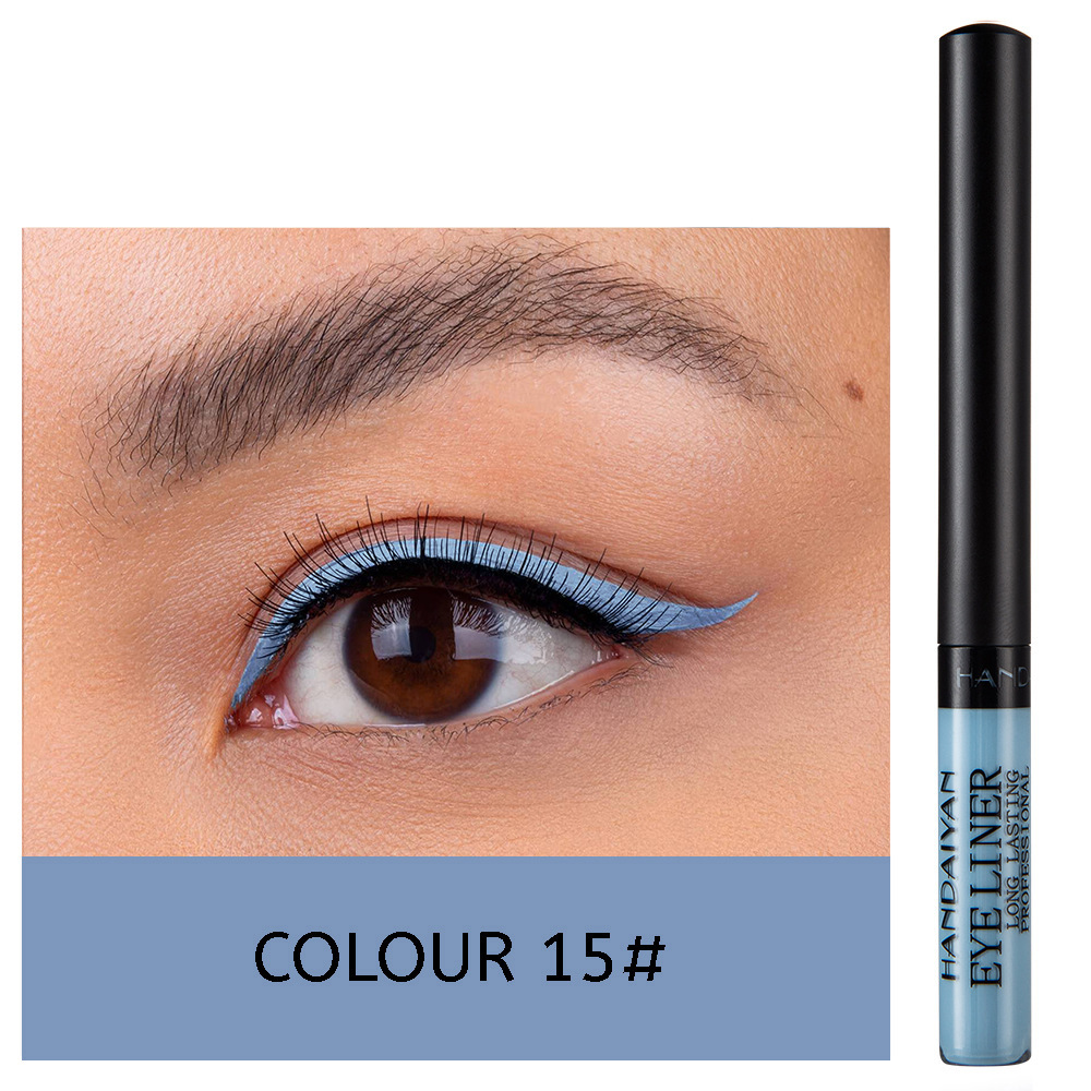 42color matte colored eyeshadow eyeliner liquid Waterproof long-lasting eyeliner - Picture 39 of 54