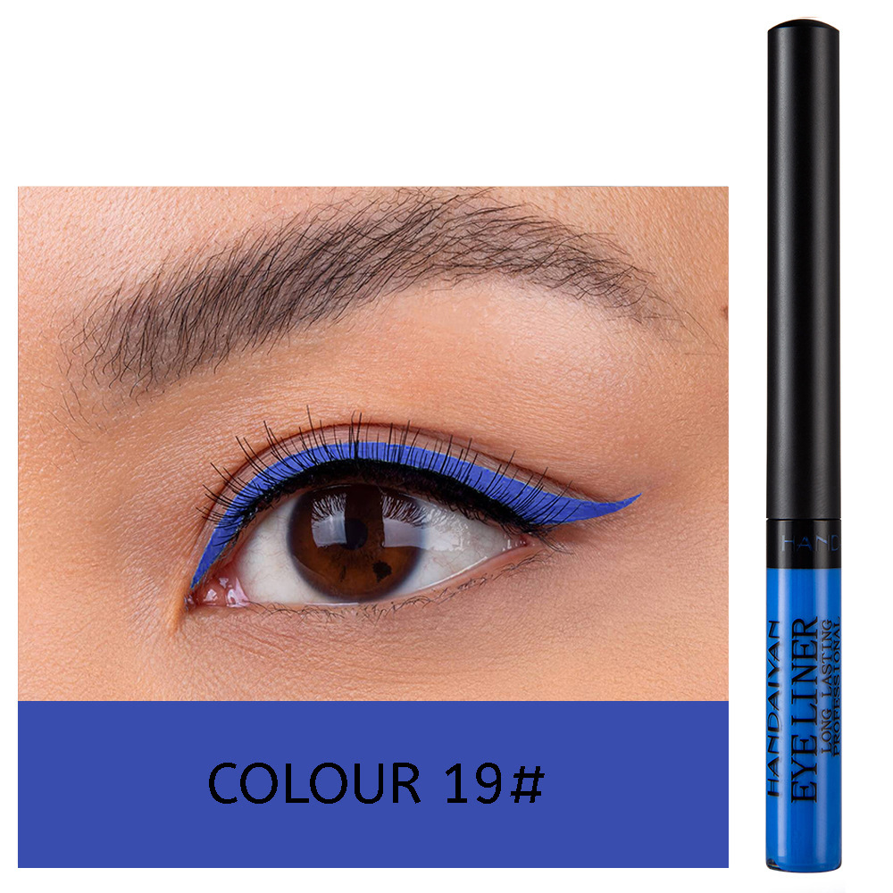 42color matte colored eyeshadow eyeliner liquid Waterproof long-lasting eyeliner - Picture 41 of 54