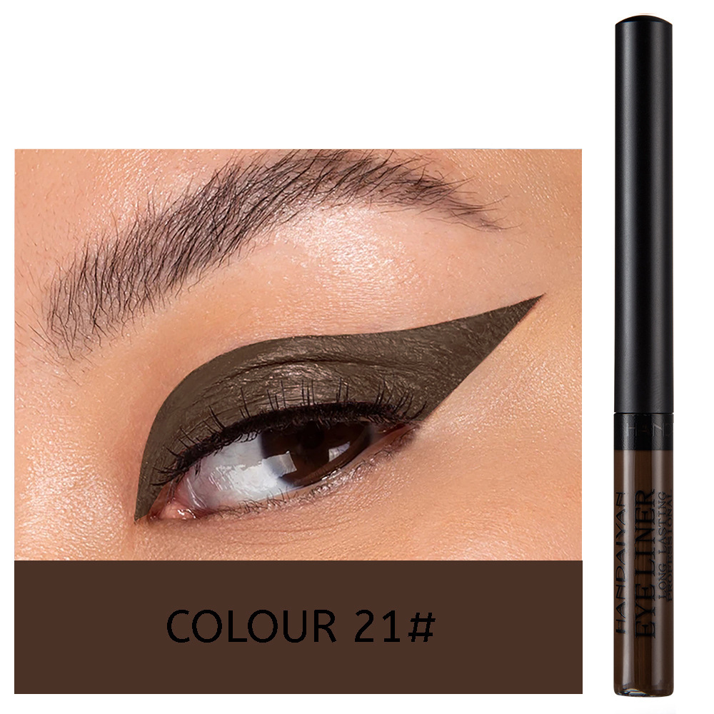42color matte colored eyeshadow eyeliner liquid Waterproof long-lasting eyeliner - Picture 42 of 54