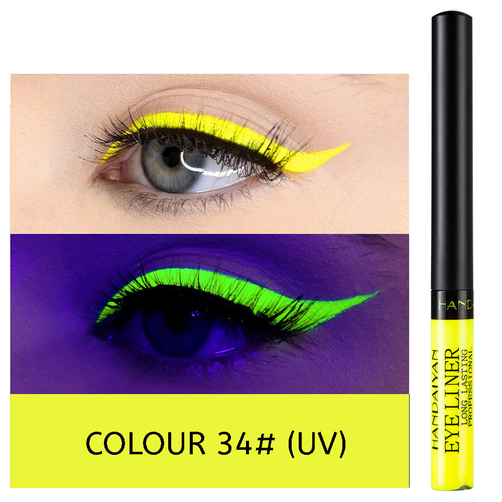 42color matte colored eyeshadow eyeliner liquid Waterproof long-lasting eyeliner - Picture 46 of 54
