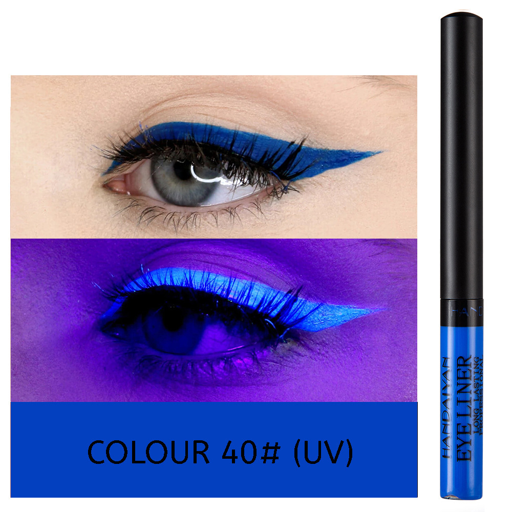 42color matte colored eyeshadow eyeliner liquid Waterproof long-lasting eyeliner - Picture 52 of 54