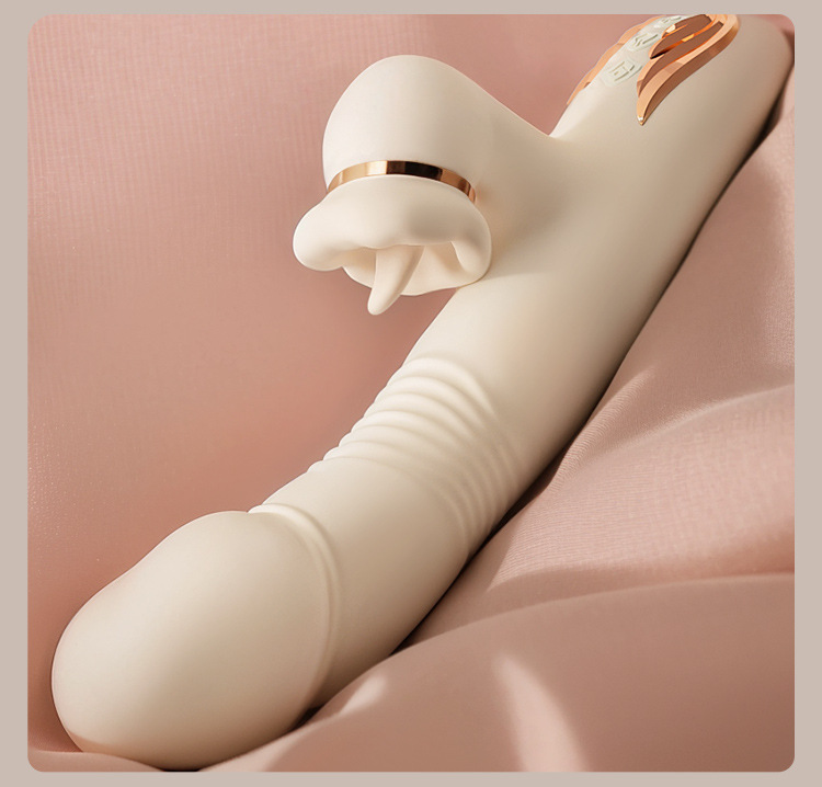 Auto-Heating Silicone Massager with Vibration & Flexible Tongue Design - Picture 23 of 24