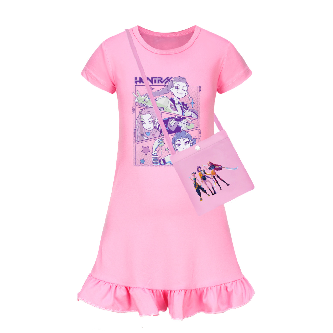 UK Kids Girls Kpop Demons Hunter Nightwear Dress Girls TuTu dress Gifts - Picture 11 of 29