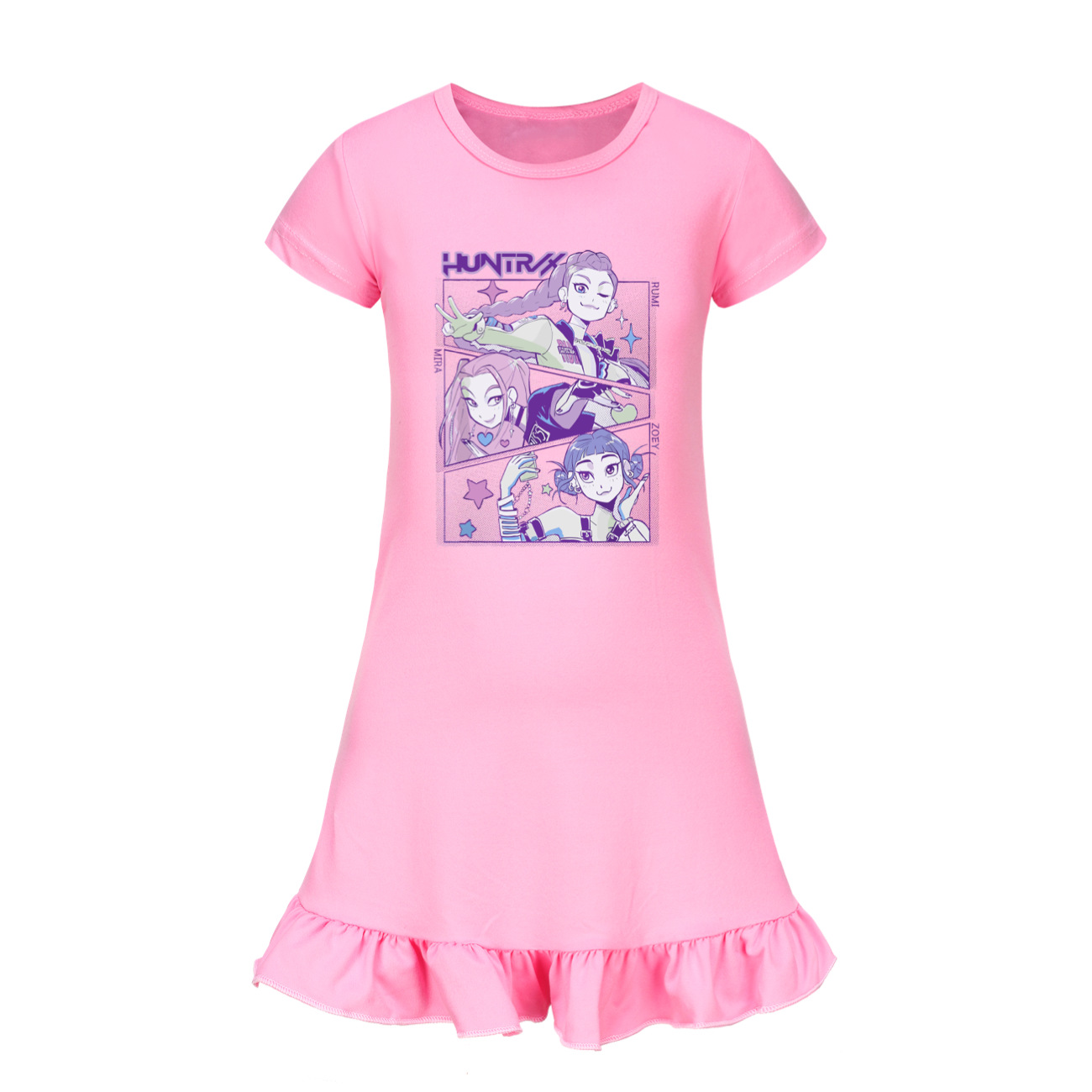 UK Kids Girls Kpop Demons Hunter Nightwear Dress Girls TuTu dress Gifts - Picture 13 of 29