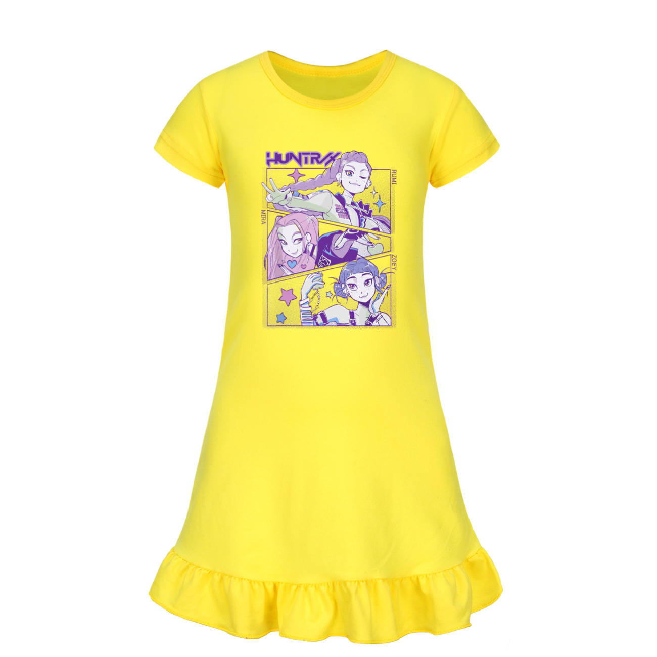 UK Kids Girls Kpop Demons Hunter Nightwear Dress Girls TuTu dress Gifts - Picture 14 of 29