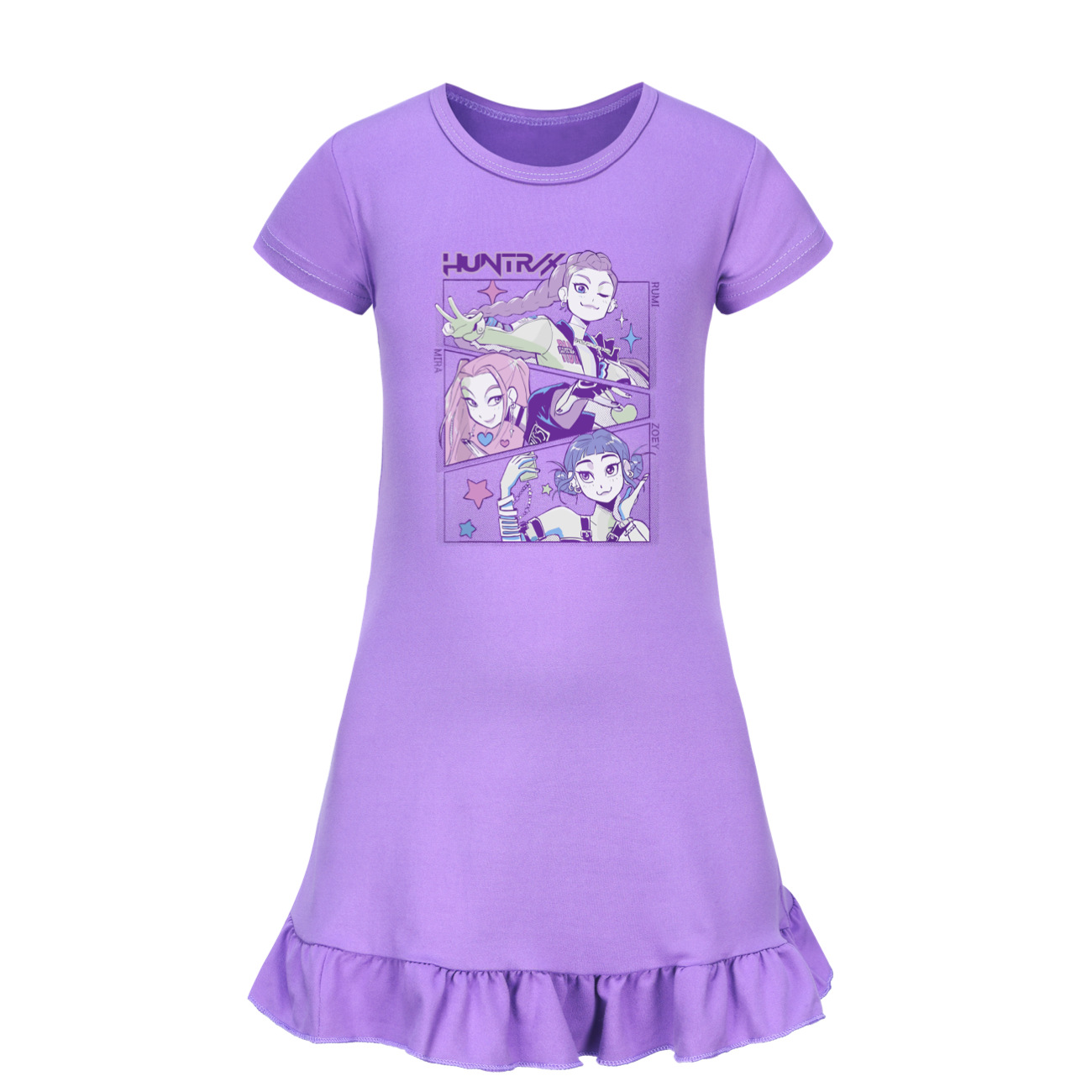 UK Kids Girls Kpop Demons Hunter Nightwear Dress Girls TuTu dress Gifts - Picture 15 of 29