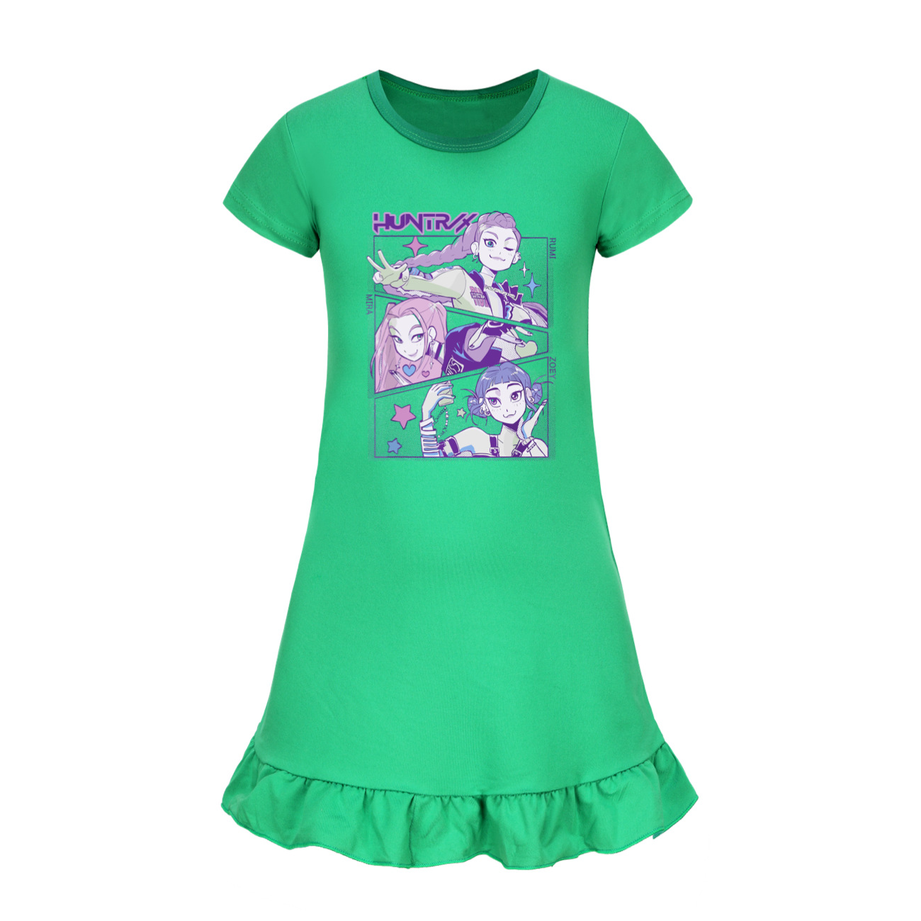 UK Kids Girls Kpop Demons Hunter Nightwear Dress Girls TuTu dress Gifts - Picture 16 of 29