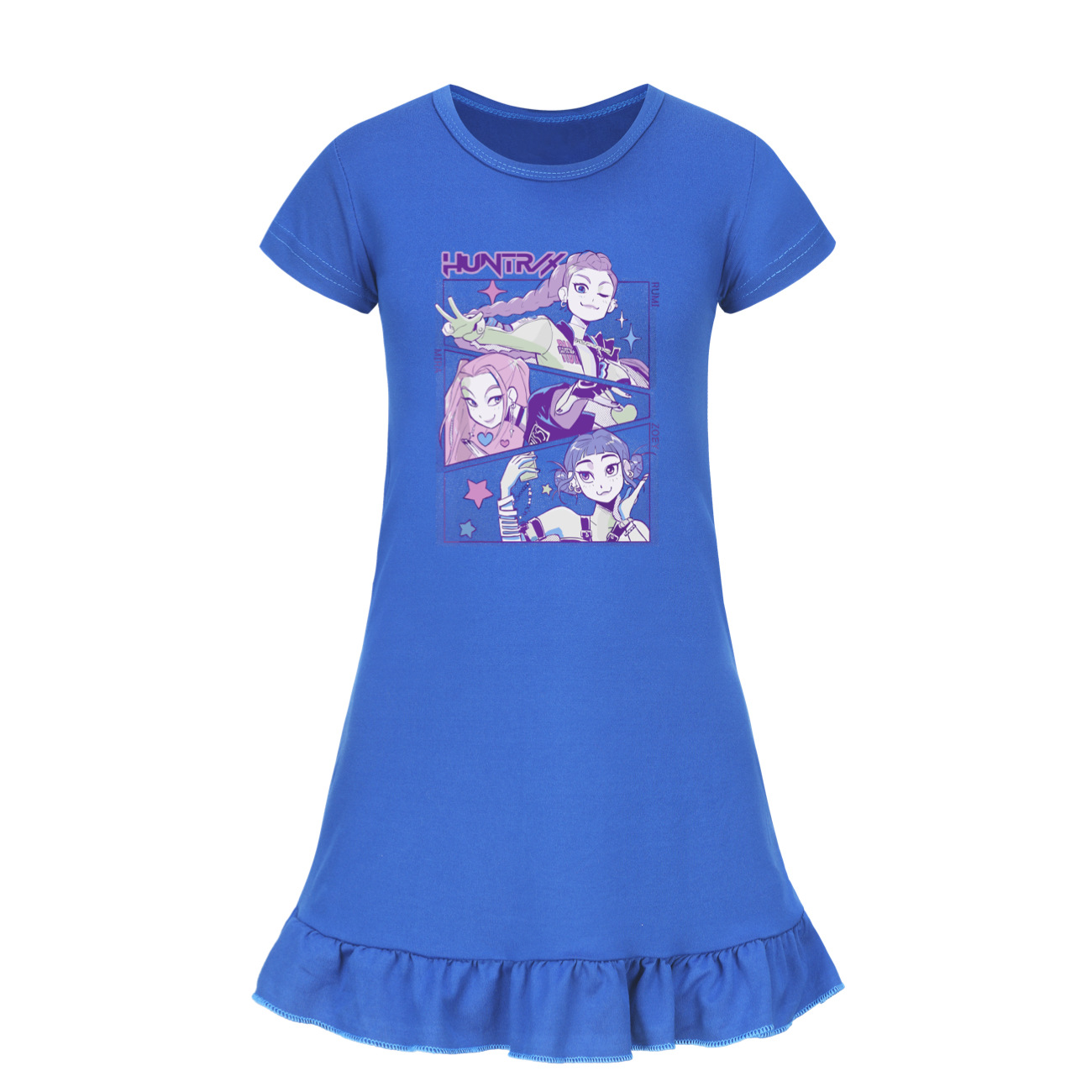 UK Kids Girls Kpop Demons Hunter Nightwear Dress Girls TuTu dress Gifts - Picture 18 of 29