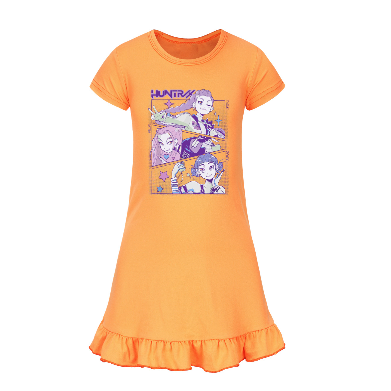 UK Kids Girls Kpop Demons Hunter Nightwear Dress Girls TuTu dress Gifts - Picture 21 of 29