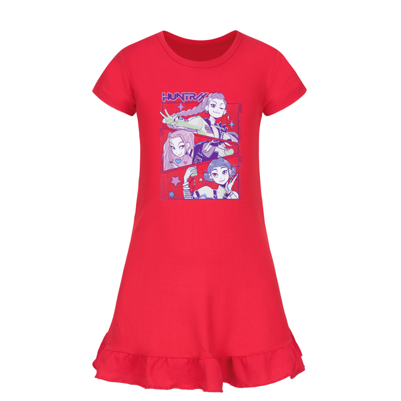 UK Kids Girls Kpop Demons Hunter Nightwear Dress Girls TuTu dress Gifts - Picture 22 of 29