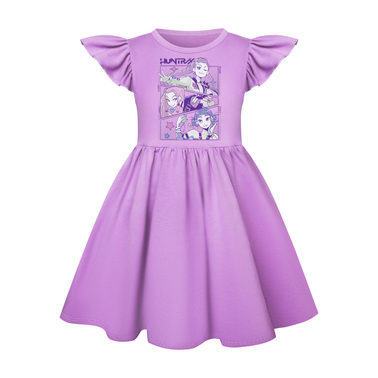 UK Kids Girls Kpop Demons Hunter Nightwear Dress Girls TuTu dress Gifts - Picture 23 of 29