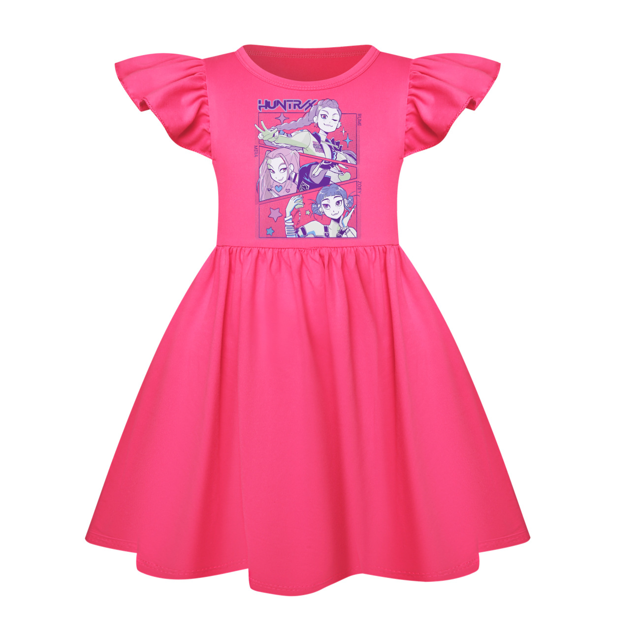 UK Kids Girls Kpop Demons Hunter Nightwear Dress Girls TuTu dress Gifts - Picture 24 of 29