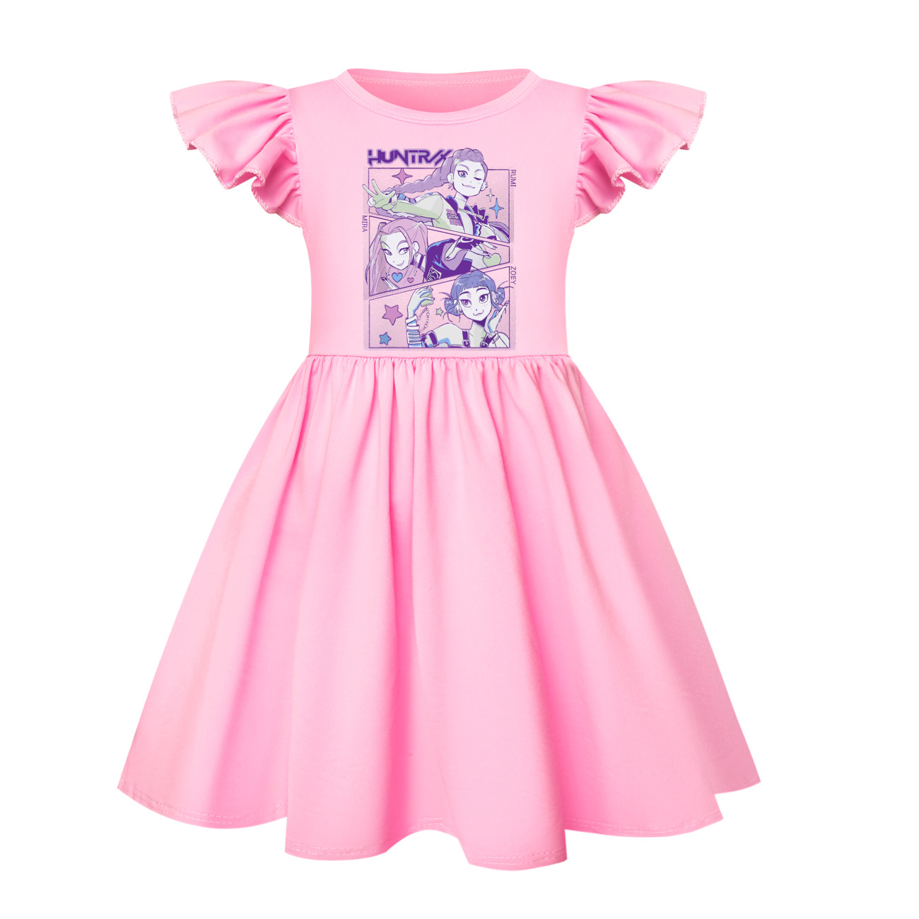 UK Kids Girls Kpop Demons Hunter Nightwear Dress Girls TuTu dress Gifts - Picture 25 of 29