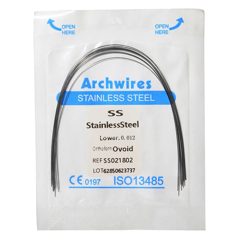 10pcs dental arch wires orthodontic super elastic niti round rectangle - Bild 9 von 35
