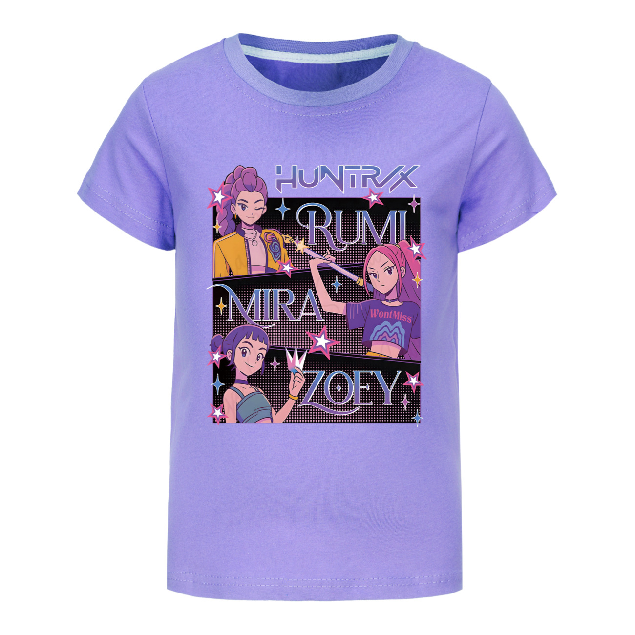 Kids Girls Demons Hunter T-Shirts KPop Short Sleeve Summer Cotton Casual Tops UK