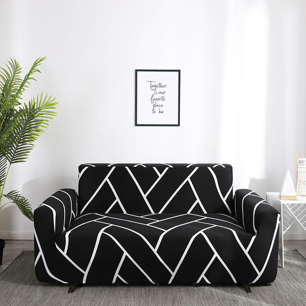 1/2/3/4 Seater Stretch Covers Chair Couch Cover Elastic Printing Sofa Protector - Picture 14 of 18