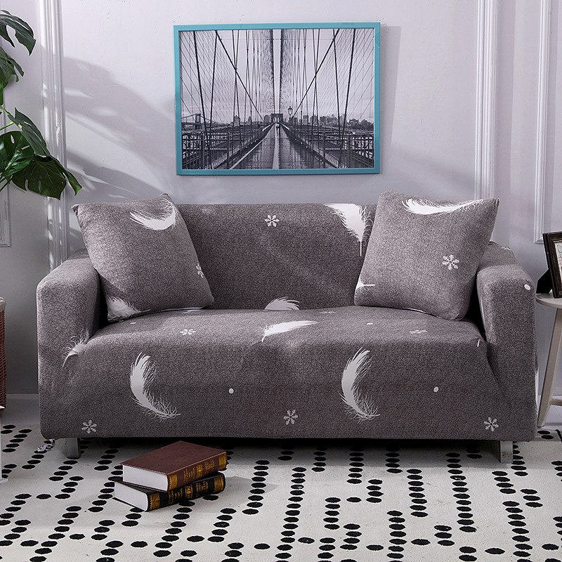 1/2/3/4 Seater Stretch Covers Chair Couch Cover Elastic Printing Sofa Protector - Picture 16 of 18
