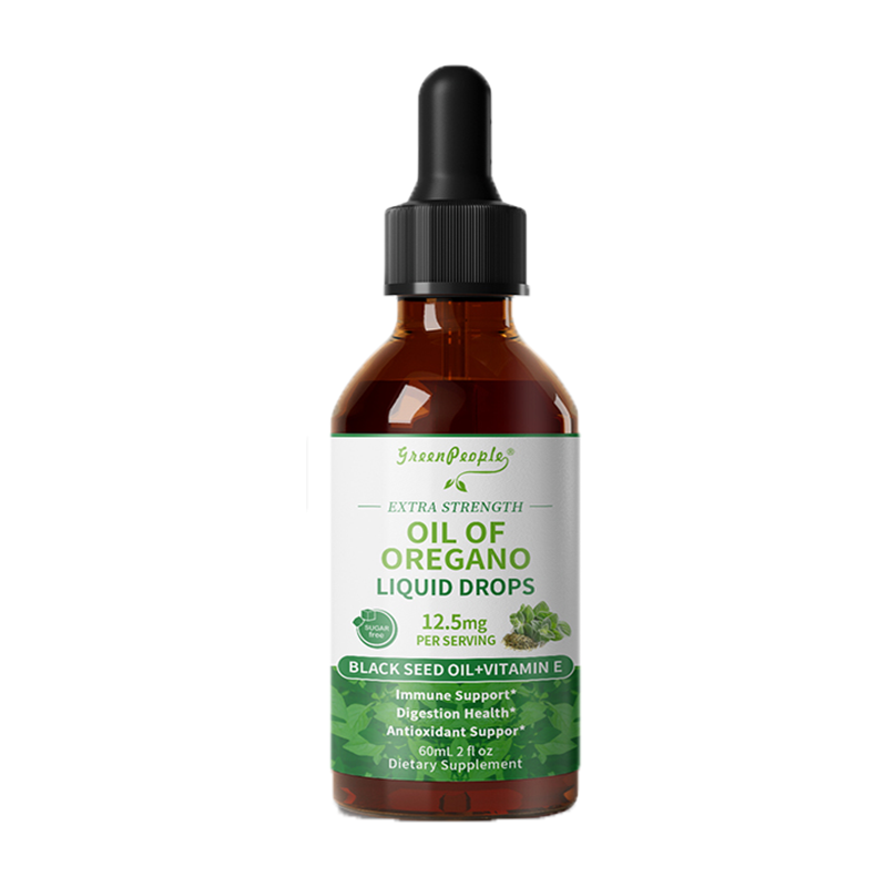 Organic Oil of Oregano | 2 fl oz Liquid | with Black Seed Oil 2/4/6/10 fl oz