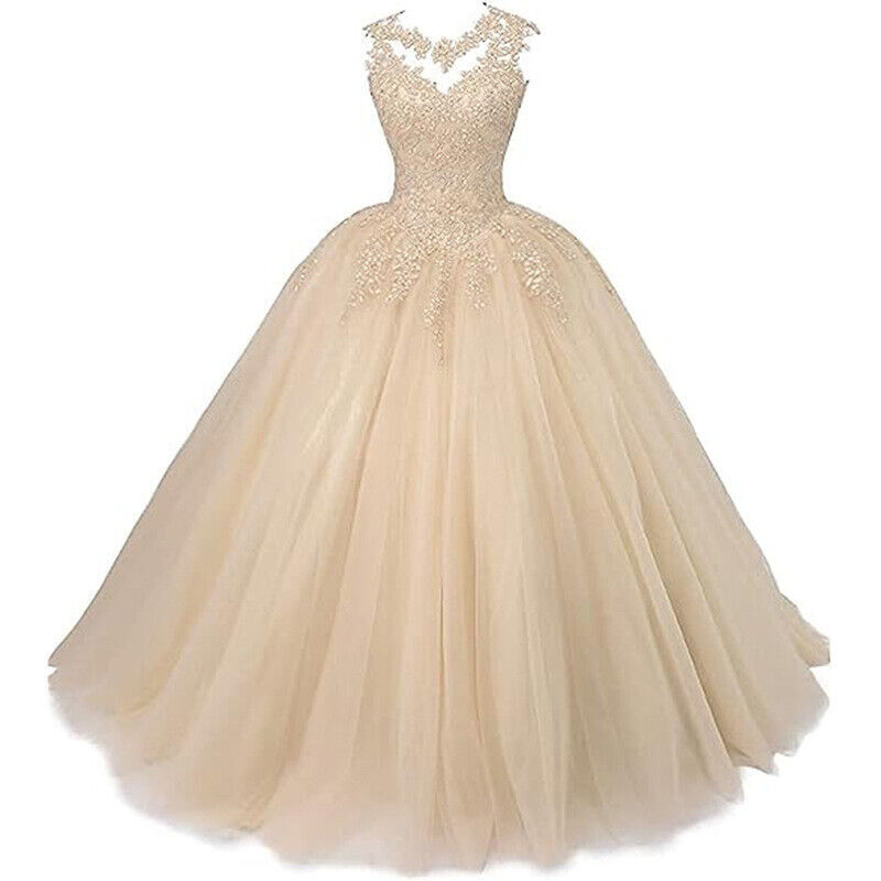 Evening Formal Party Ball Gown Prom Bridesmaid Host Acting Dress 30 COLORS UK