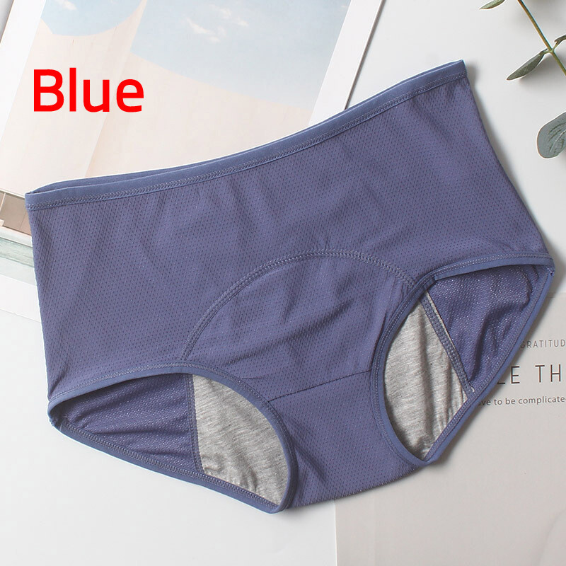 Women High Waist Menstrual Period Briefs Panties Leak Proof Knickers Underwear - Picture 14 of 18