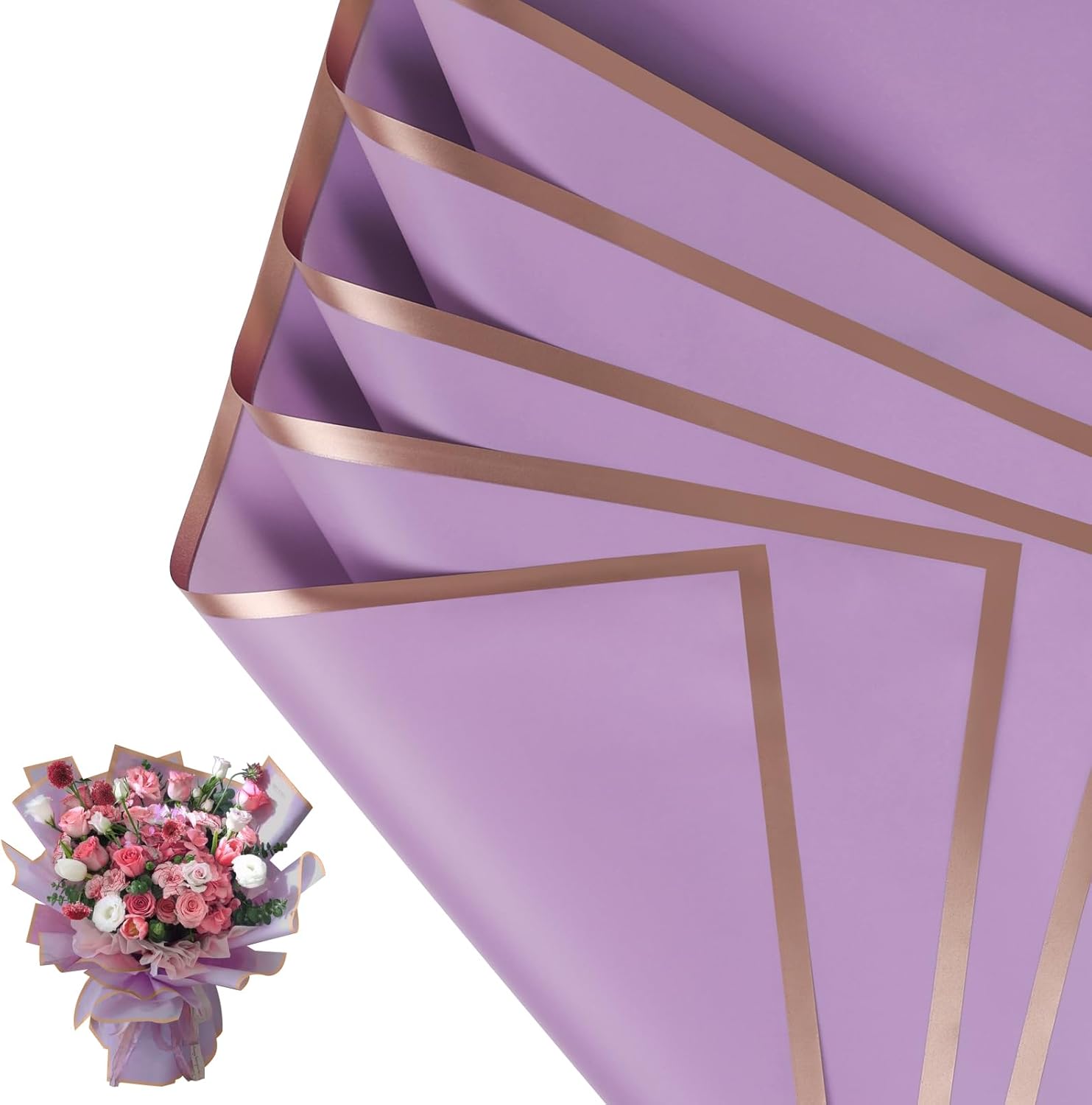 Flower Wrapping Paper Waterproof Bouquet Packaging- DIY Weddings & Birthdays - Picture 21 of 25