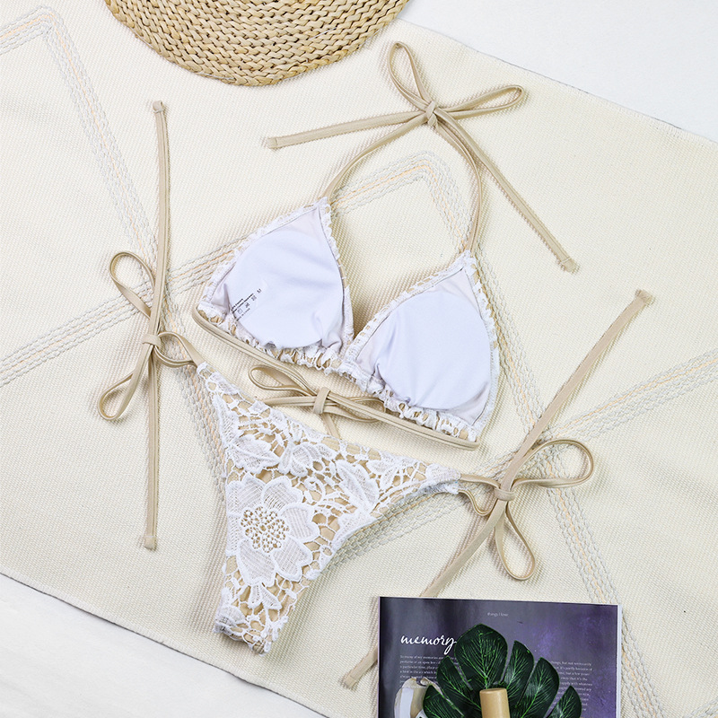 Three Piece Sexy Bikini Lace Split Women's Swimsuit Swimsuit Women's Swimsuit - Bild 9 von 12