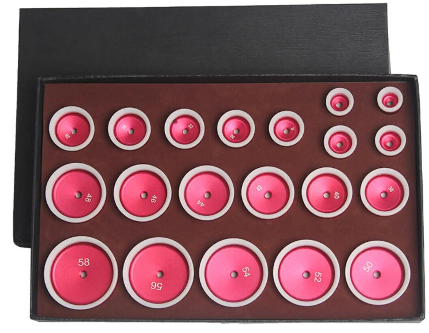 Hot New Watch Crystal Press Nylon Die Set di 20 nuovissimo foro 12 mm - Foto 14 di 14
