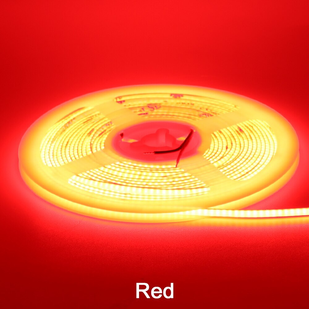 2mm 3mm COB LED Strip Light DC12V LED Strip Ribbon Lamp Tape 480leds/m LED Strip - Picture 15 of 21