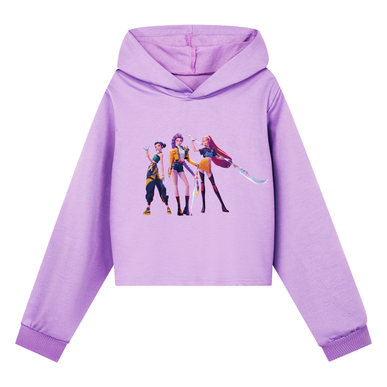 Girls Demon Hunters Hoodies Long Sleeve Sweatshirt K-POP Kids Jumper Pullover UK
