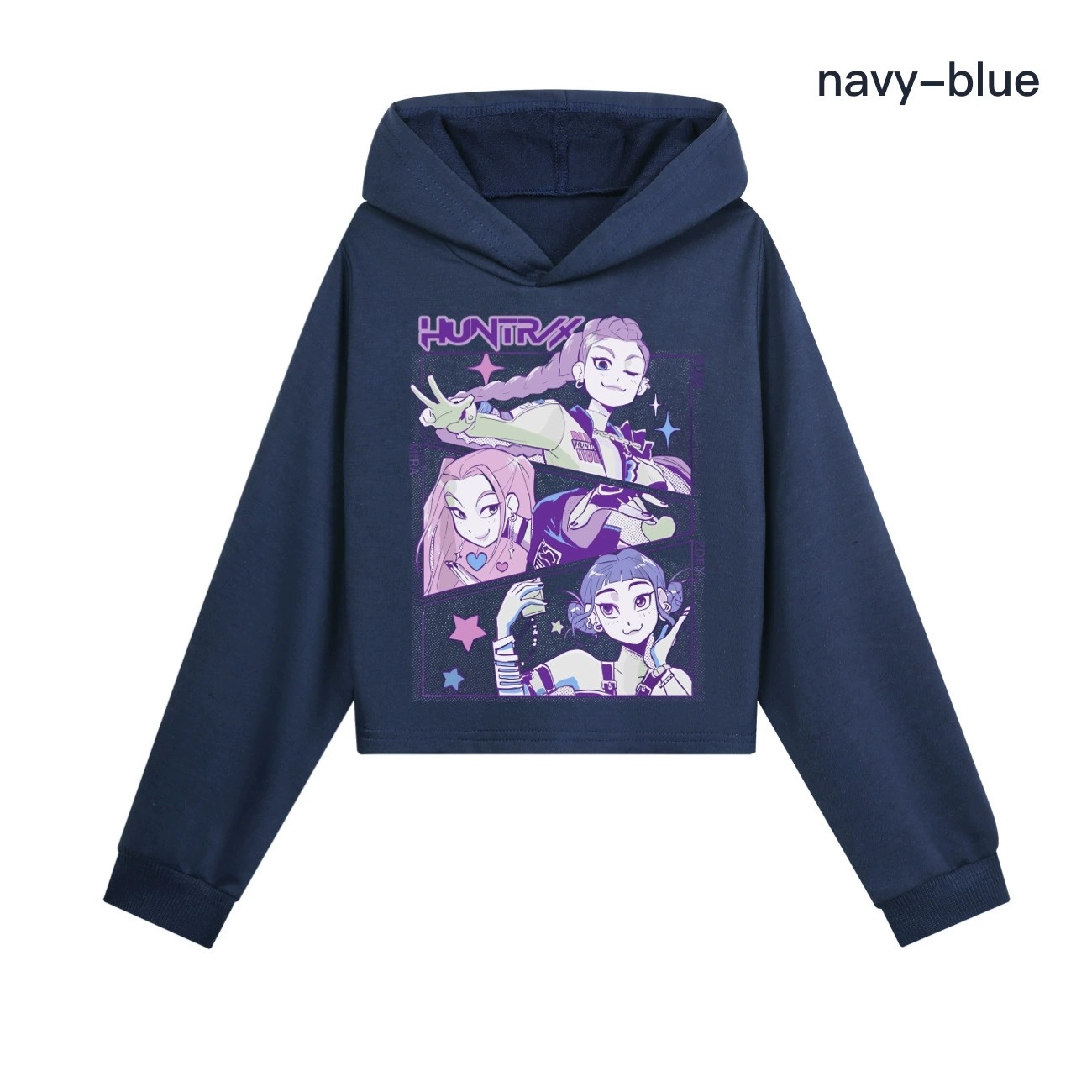 Kids Girls K-POP Demons Hunter Hoodies Long Sleeve Sweatshirt Jumper Pullover UK - Picture 27 of 46