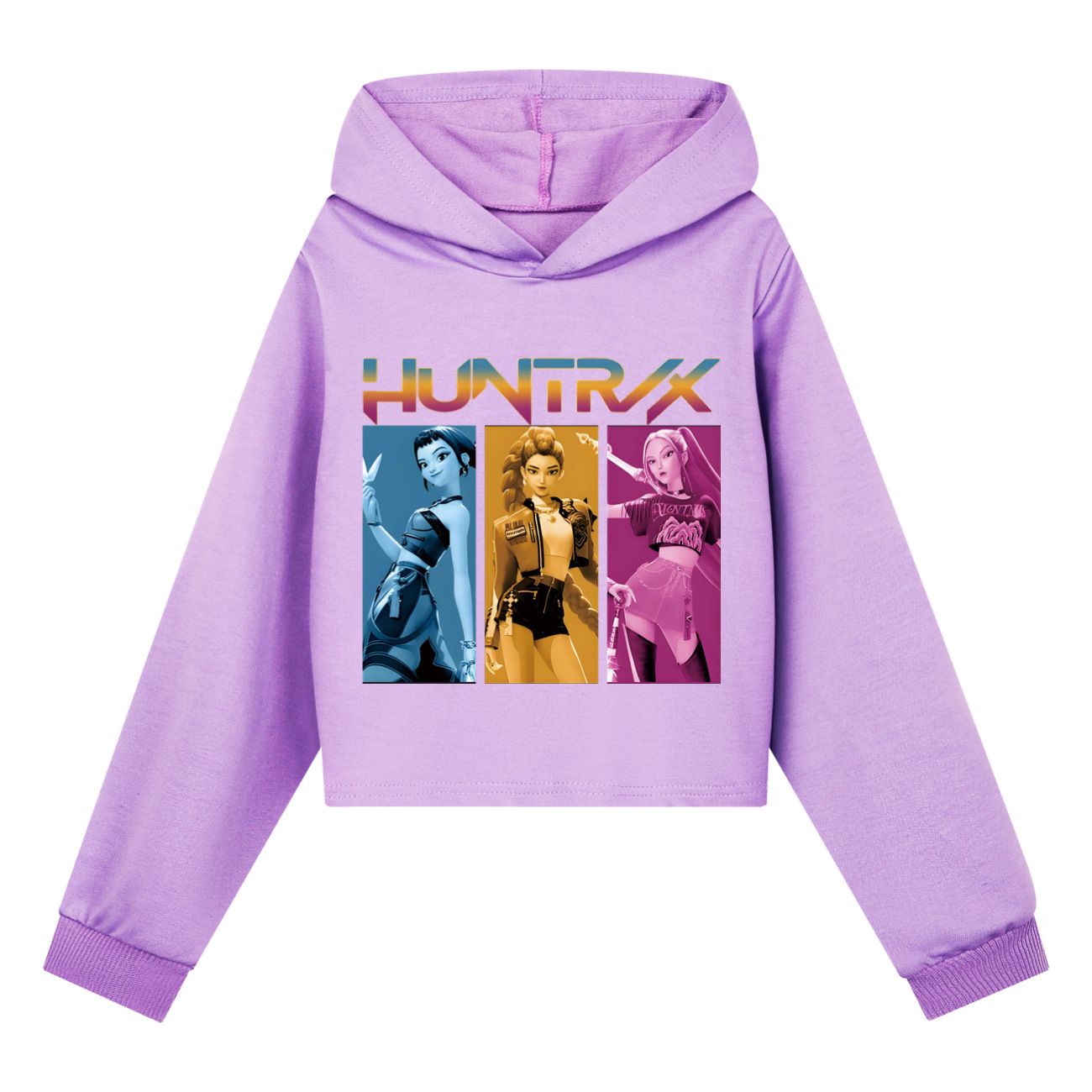 Kids Girls K-POP Demons Hunter Hoodies Long Sleeve Sweatshirt Jumper Pullover UK