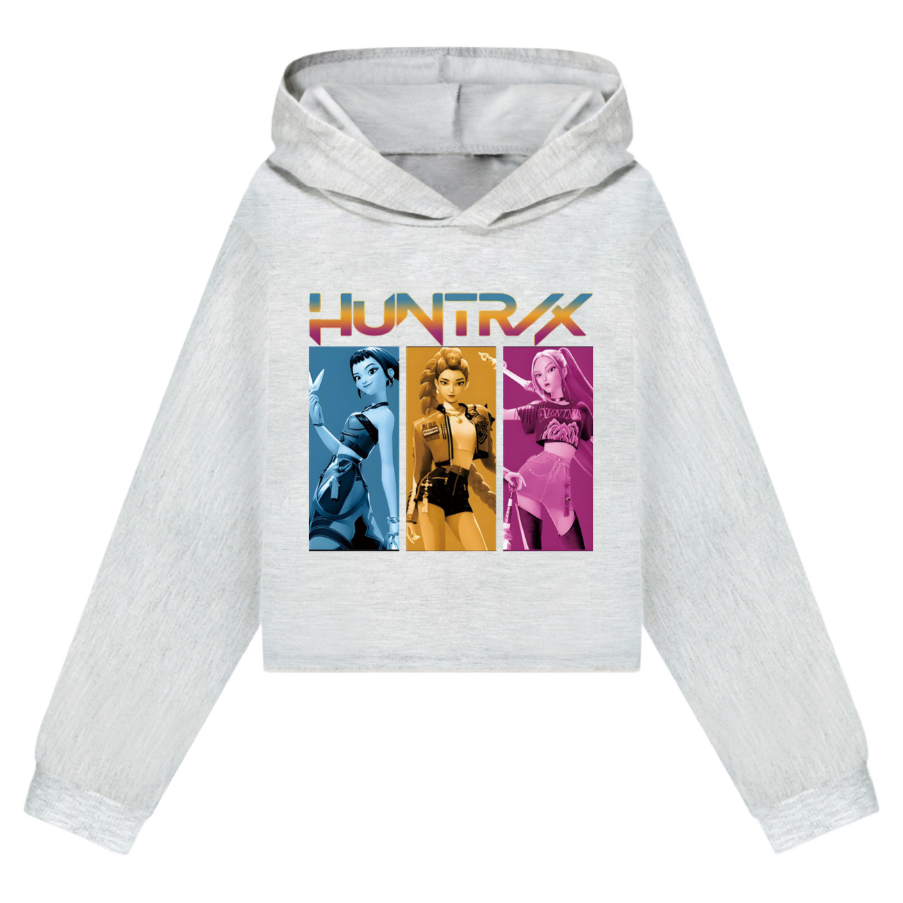 Kids Girls K-POP Demons Hunter Hoodies Long Sleeve Sweatshirt Jumper Pullover UK - Picture 33 of 46