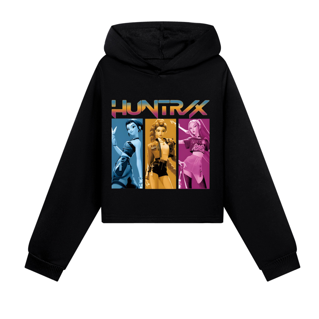 Kids Girls K-POP Demons Hunter Hoodies Long Sleeve Sweatshirt Jumper Pullover UK - Picture 34 of 46