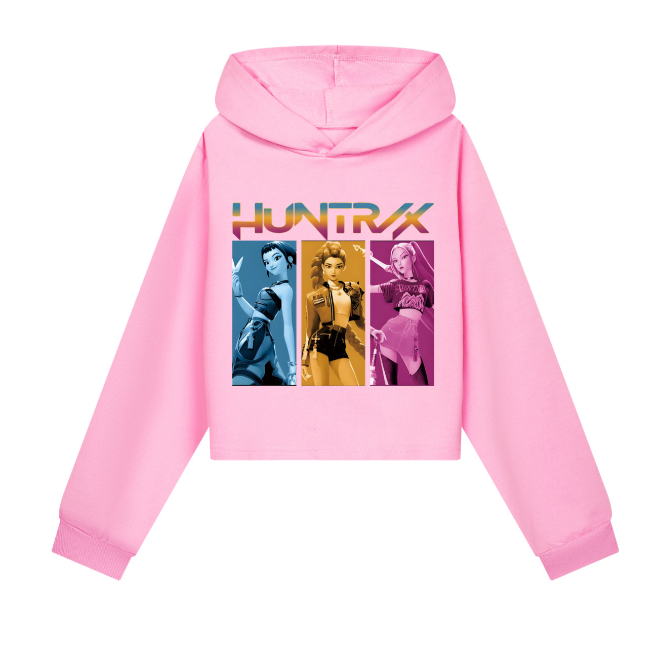 Kids Girls K-POP Demons Hunter Hoodies Long Sleeve Sweatshirt Jumper Pullover UK - Picture 37 of 46