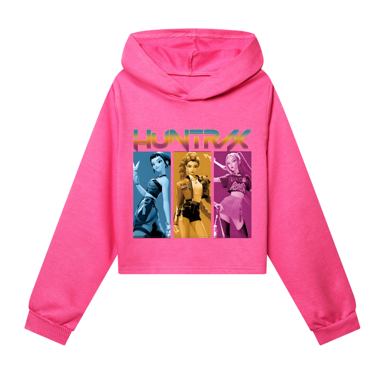Kids Girls K-POP Demons Hunter Hoodies Long Sleeve Sweatshirt Jumper Pullover UK - Picture 38 of 46