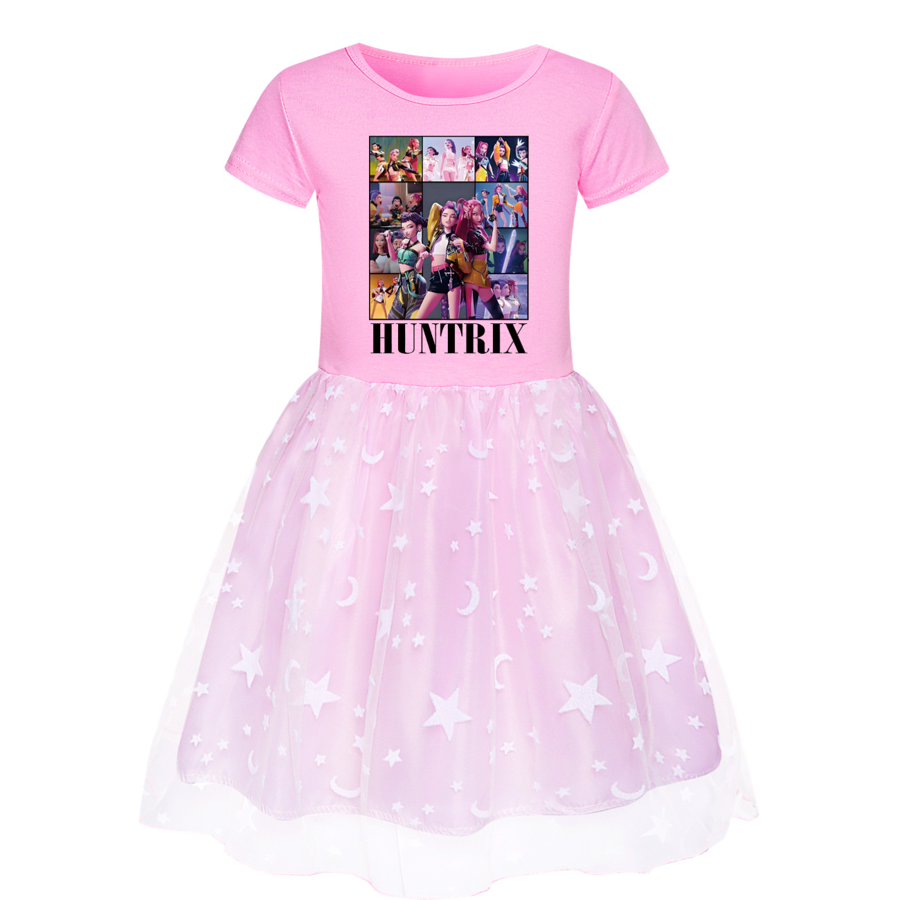 Girls Demon Hunters Tutu Dress Kpops Huntrix Birthday Party Skirts Dress - Picture 21 of 26