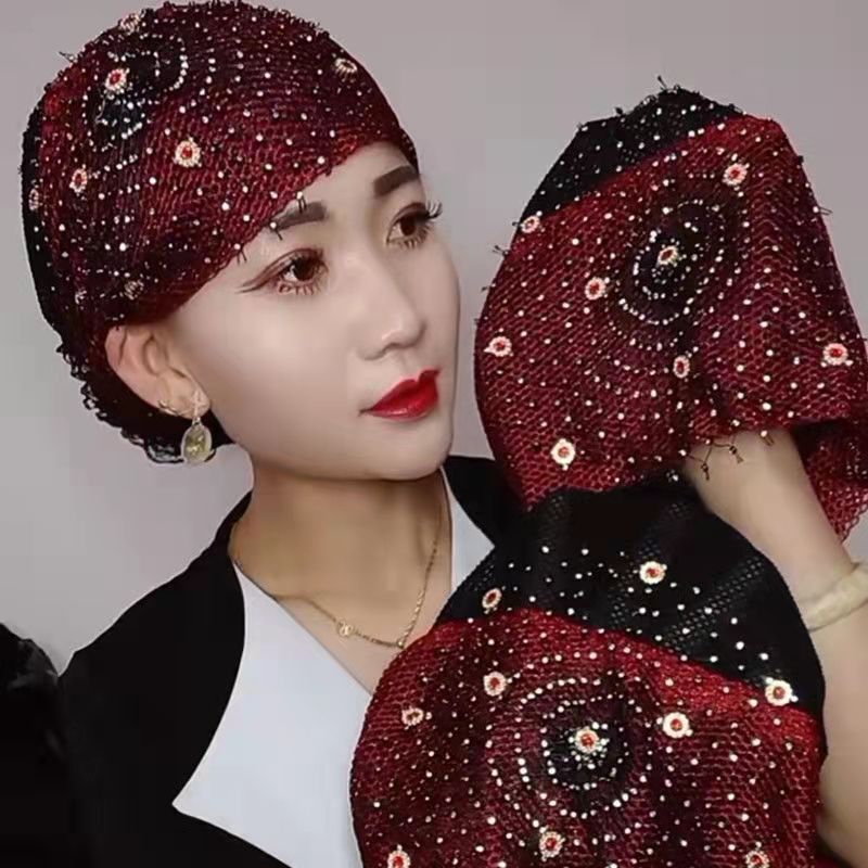 Sombrero árabe musulmán hiyab mujer cubierta de cabeza gorras gorro islámico cáncer quimioterapia gorro - Imagen 13 de 37