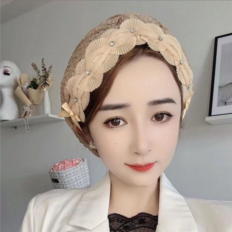 Sombrero árabe musulmán hiyab mujer cubierta de cabeza gorras gorro islámico cáncer quimioterapia gorro - Imagen 27 de 37