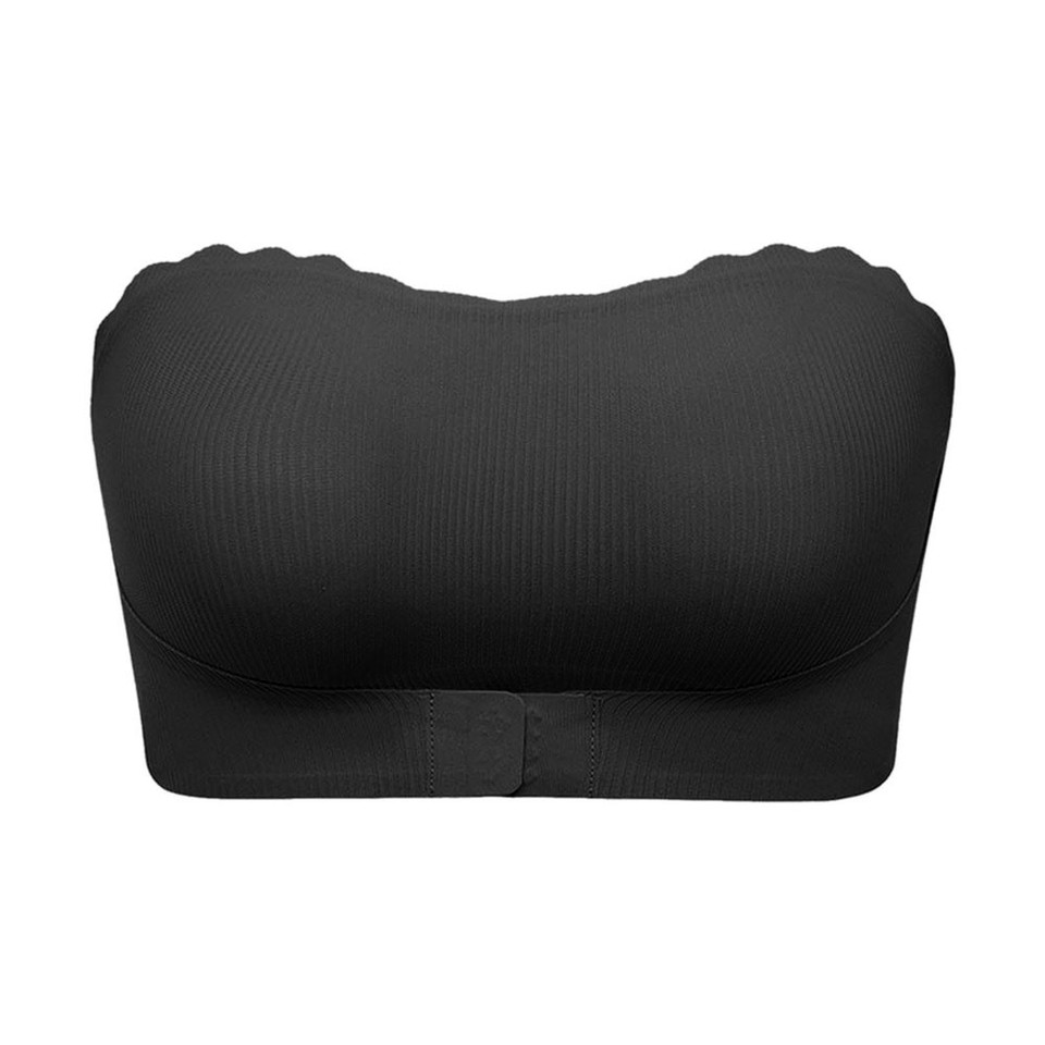 Women Strapless Bra Push Up Bandeau Wireless Anti-Slip SeamlessBras Plus Size - Picture 24 of 24